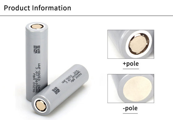 3.6V 2600mAh перезаряжаемая литий-ионная батарея 18650 батарея для низкой температуры