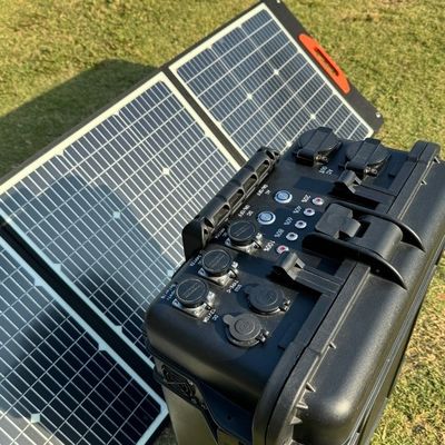 Пешие прогулки 100w складная солнечная панель 22,8% эффективность преобразования