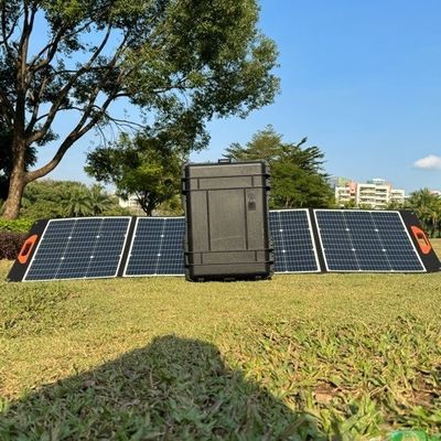 UB-100 Внешний прочный зеленый солнечный панель 100 Вт номинальной мощности складной портативный прибор