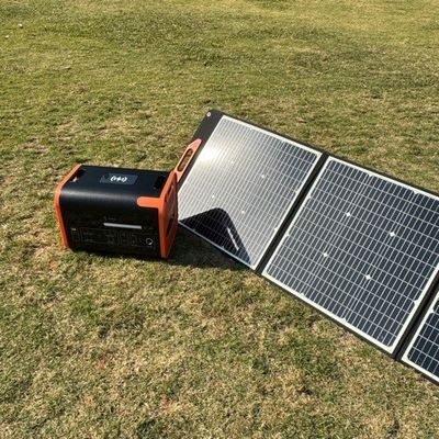 19.5V/5.3A постоянный ток Выход 100W складываемые солнечные панели для кемпинговых палат 25W * 4PCS Количество ячеек