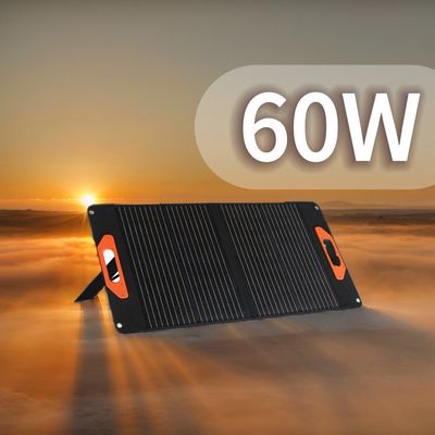 Маленький моно 60W солнечный панель 2,2 кг складной солнечный панель зарядка