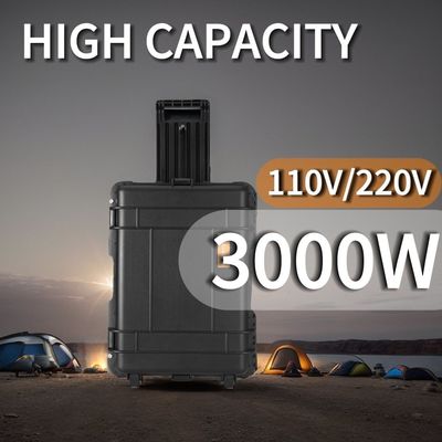3000 Вт Высокопроизводительная портативная электростанция с литийным железофосфатным аккумулятором