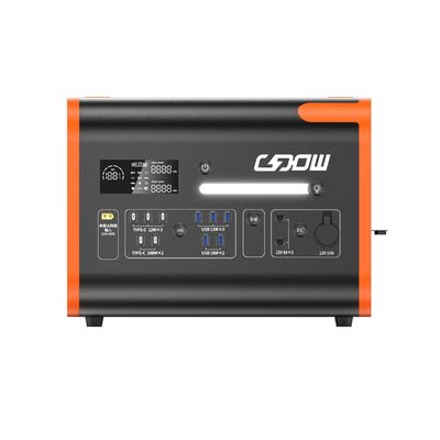2048wh солнечная электростанция с инверторной панелью и 220V AC выходной портативный источник питания