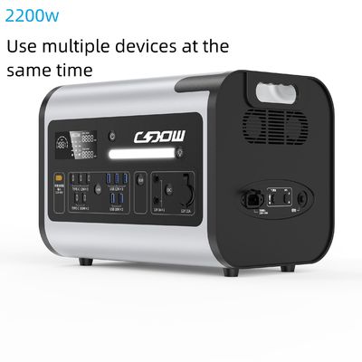 Конфигурация Чистый синус волны 220V 2048wh LiFePO4 генератор для мобильной электростанции