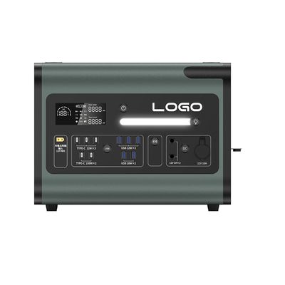 Выход типа С 220В 2200W Чистая синусовая волна портативная электростанция для чрезвычайных ситуаций на открытом воздухе