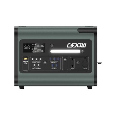 Выход AC 2200W LiFePO4 Литий батарея портативная электростанция для кемпинга на открытом воздухе
