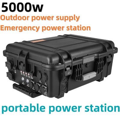 3000W/4000W/5000W Солнечная мобильная станция для зарядки на открытом воздухе с выходом USB/Type-C 18W Max