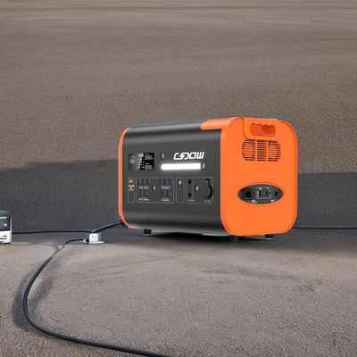 Беспроводная зарядка 15W 1000W 2200W портативная электростанция для экстренного кемпинга на открытом воздухе