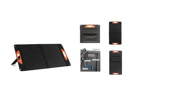 60W 100W 200W полностью черный солнечный модуль с монокристаллическим кремниевым