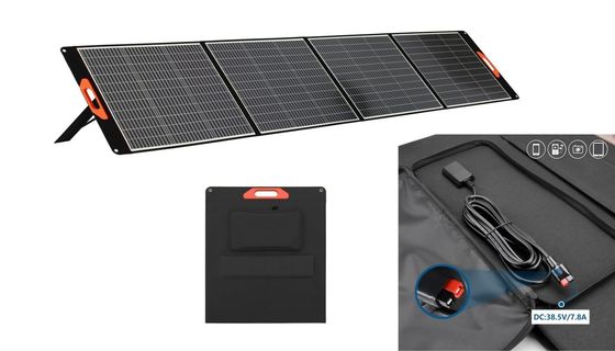 60W 100W 200W 400W Монокристаллические кремниевые солнечные панели с сертификацией CE в черном цвете