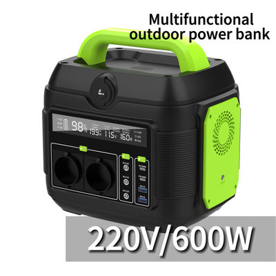 Портативная солнечная станция 220V 600W для ванного лагеря для аварийного заряда и хранения энергии