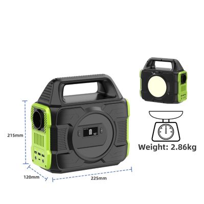 Un AC Socket Настраиваемая портативная солнечная электростанция мощностью 300 Вт с литиевой батареей 2024