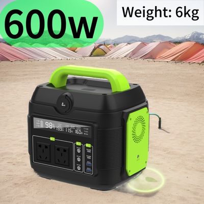 576wh портативная электростанция 600W 300W 200W солнечный резервный генератор