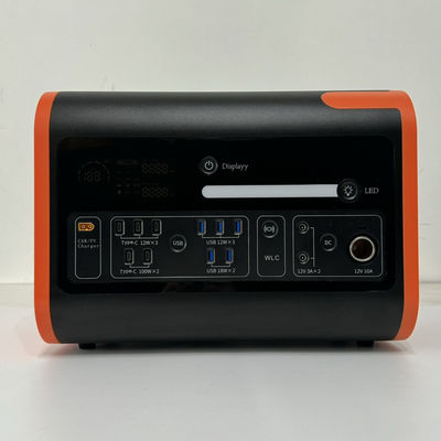 Большая мощность 2200W 2048wh Наружная солнечная портативная электростанция для аварийного кемпинга