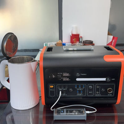 Большая мощность 2200W 2048wh Наружная солнечная портативная электростанция для аварийного кемпинга