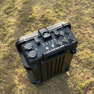 Портативная тяга с катушкой 3000 Вт LiFePO4 батарея BMS солнечная электростанция