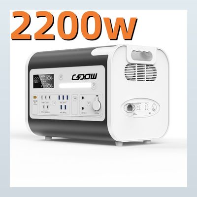 4400W Пиковая мощность Наружная портативная станция хранения энергии с складывающимися солнечными батареями