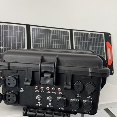 15A Max AC Output LT-40 Перезаряжаемая солнечная электростанция для домашней аварии и гольф-коляски