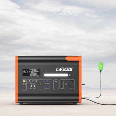 USB и Type-C 2000W мини-генератор литийных батарей для дома / на открытом воздухе / кемпинга / чрезвычайных ситуаций