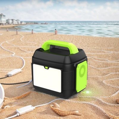 576wh Солнечный вход портативная электростанция 600W Внешний кемпинг USB C-тип DC AC выход
