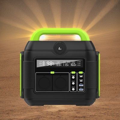 Открытие жидкокристаллического дисплея 600W/576wh Мобильная электростанция для чрезвычайной ситуации на открытом воздухе