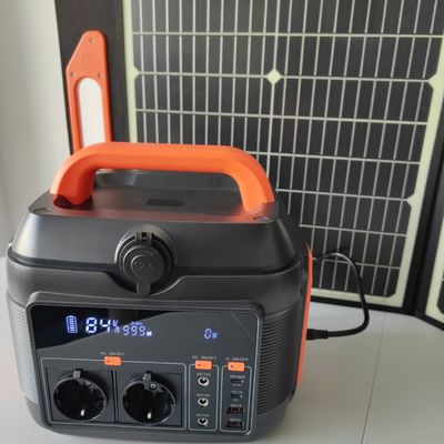 2024 горячий мини 600W солнечный генератор портативная электростанция с жидкокристаллическим дисплеем