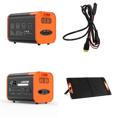 Европейский союз AC Socket 2000W 2048wh портативная электростанция Двухсторонняя быстрая зарядка UPS