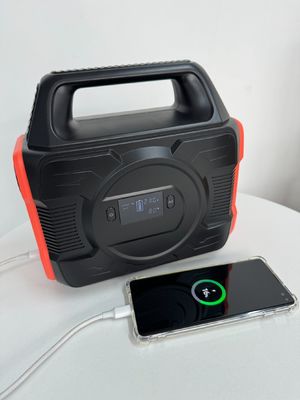 EU AC Socket Home Emergency Lighting Мобильная электростанция 300 Вт портативный солнечный генератор