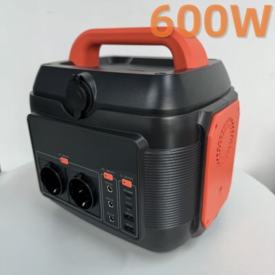 600 Вт Тип-С Pd 100 Вт Синусовая волна Литиевая батарея Защита от перегрева Ja AC Socket