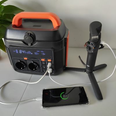 Наружная портативная электростанция высокой мощности Оранжевый 600W/576wh 40ah солнечный генератор