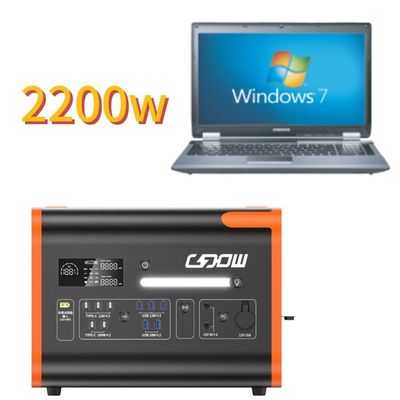 2048wh 2200W портативная солнечная электростанция с инвертором синусовой волны