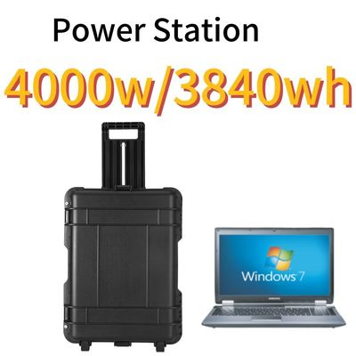 3840wh Домашнее энергохранилище Электроснабжение Переносная электростанция большой мощности