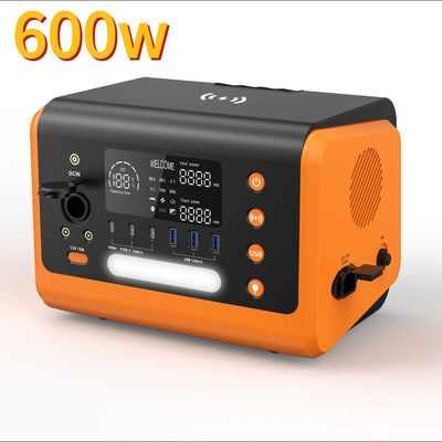 Аварийное хранилище 600 Вт портативная наружная электростанция с быстрой зарядкой 1 час