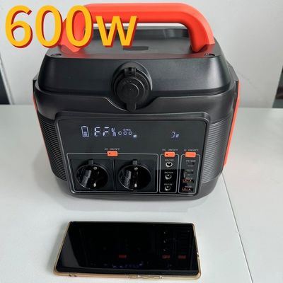 600W/576wh Солнечная аварийная портативная электростанция с литийным аккумулятором
