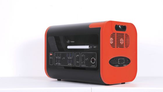 2200W40ah Беспроводная зарядка Солнечная электростанция для хранения энергии в горячем оранжевом цвете с черным