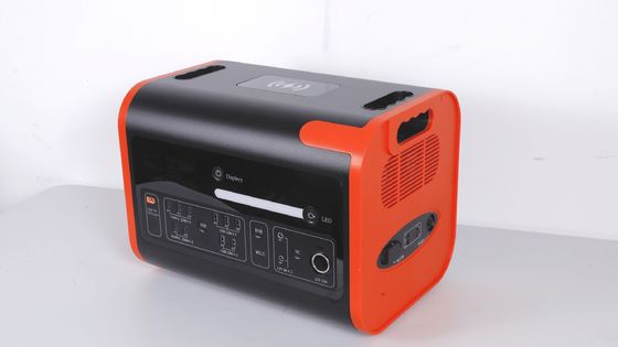 2200W40ah Беспроводная зарядка Солнечная электростанция для хранения энергии в горячем оранжевом цвете с черным