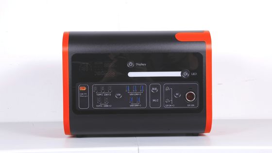 2200W40ah Беспроводная зарядка Солнечная электростанция для хранения энергии в горячем оранжевом цвете с черным