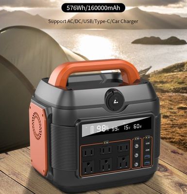600W/576wh аварийная электростанция для решения подачи электроэнергии на улице и в домашних условиях