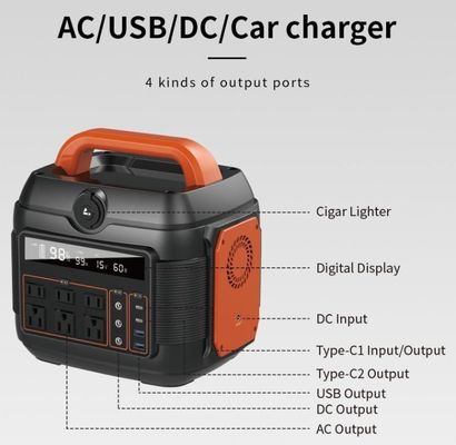600W/576wh аварийная электростанция для решения подачи электроэнергии на улице и в домашних условиях