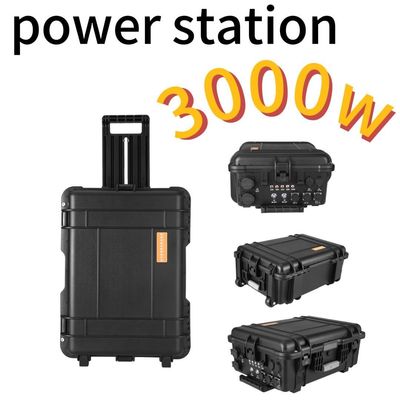 Путешествие 3000W/220V/110V/UPS Чистый синус LiFePO4 резервная батарея Кампинговая портативная электростанция