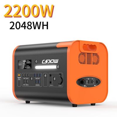 Мощное 2200W наружное питание Система хранения солнечной энергии для дома за 90 минут