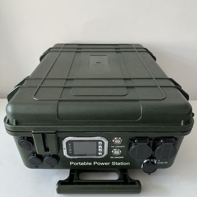 Материалы ABS Средний каркас 6000W 6048Wh Портативные электростанции с солнечной панелью USB и зарядкой в автомобиле