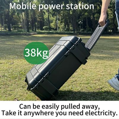 Материал оболочки ABS Сплавная портативная солнечная электростанция 3000W/5000W/7000W 4000W для наружных помещений