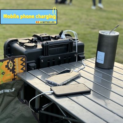 Портативный Lifep04 аккумулятор Чистый синус волны выход 5000W/4800wh/48kg для кемпинга на открытом воздухе