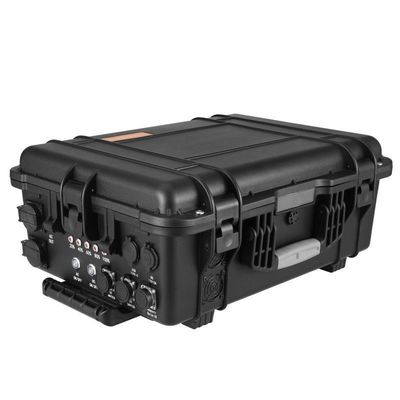 110V/220V Черная портативная электростанция мощностью 6000 Вт для кемпинга на открытом воздухе и аварийной зарядки