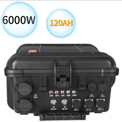 Портативная 6000W/6216wh Тернарная литийная батарея Энергохранилище Аварийная электростанция
