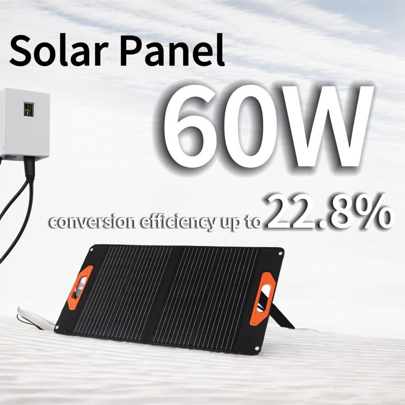 30W * 2PCS Домашнее производство солнечной панели с 56 * 63 * 4,5 см складной размер