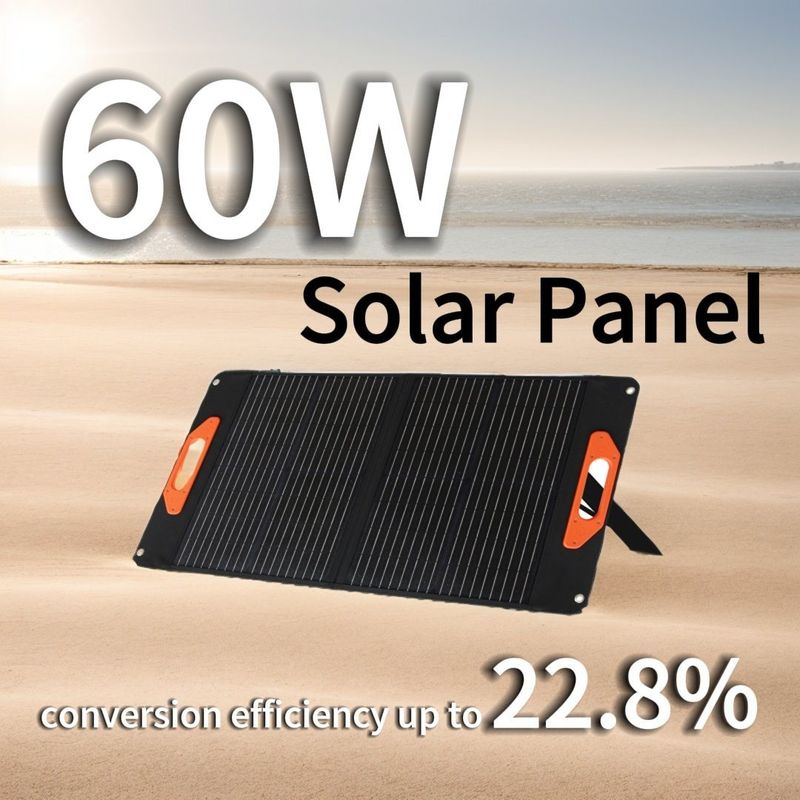 Выход USB-C Pd 45W Max 5V/9V/12V/15V Солнечная панель 50W 60W 100W Mono Poly