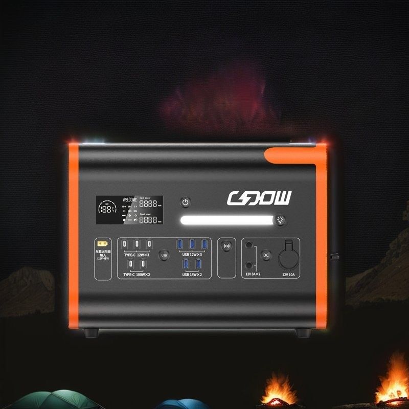AT22 Солнечная портативная панель генерации электроэнергии 2200W Номинальная выходная мощность для автомобильного кемпинга
