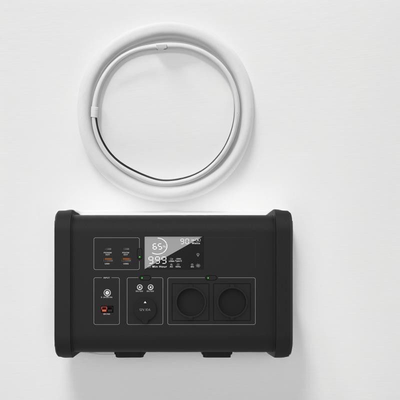 Легкая 230V 700W LiFePO4 солнечная батарея портативная электростанция для наружных чрезвычайных ситуаций